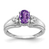 Oval Gemstone & Diamond Rings