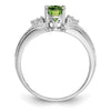Oval Gemstone & Diamond Rings