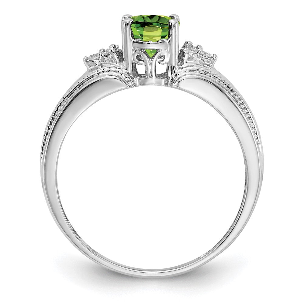 Oval Gemstone & Diamond Rings