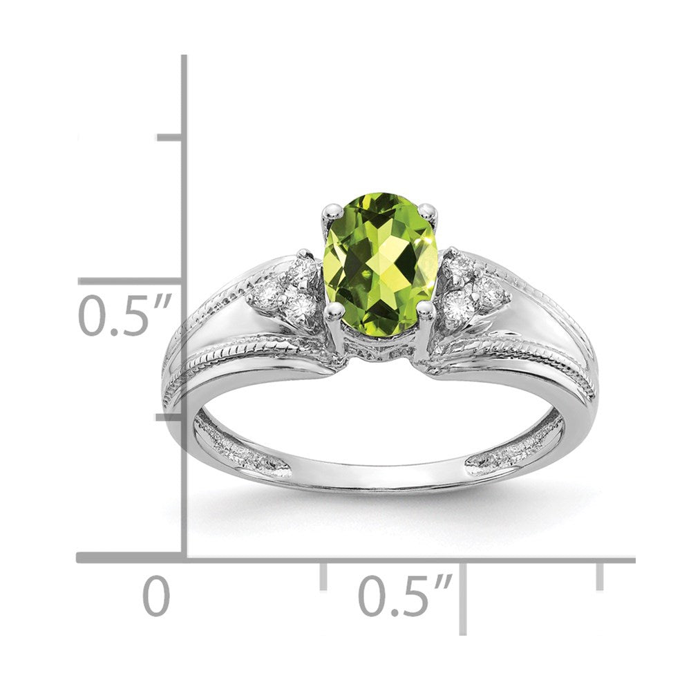 Oval Gemstone & Diamond Rings