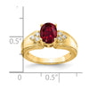 Oval Gemstone & Diamond Rings