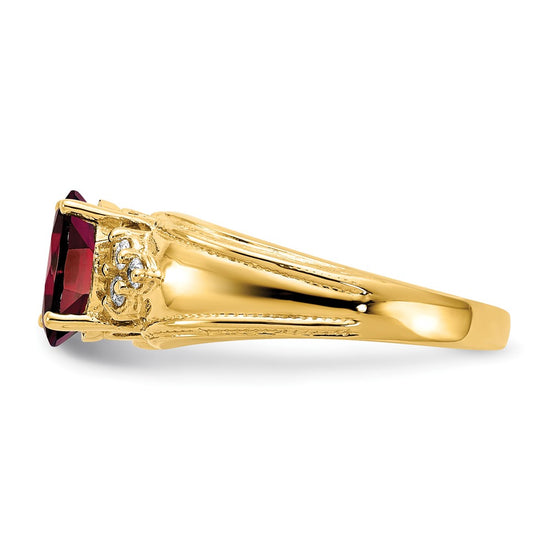 Oval Gemstone & Diamond Rings