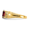 Oval Gemstone & Diamond Rings