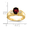Oval Gemstone & Diamond Rings