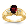 Oval Gemstone & Diamond Rings
