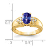 Oval Gemstone & Diamond Rings