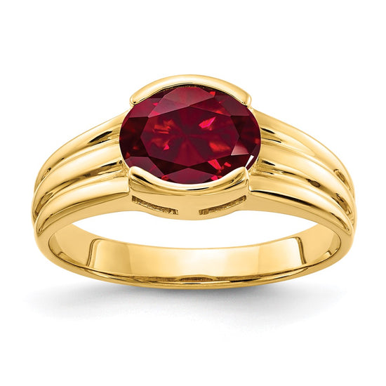 Oval Gemstone Rings
