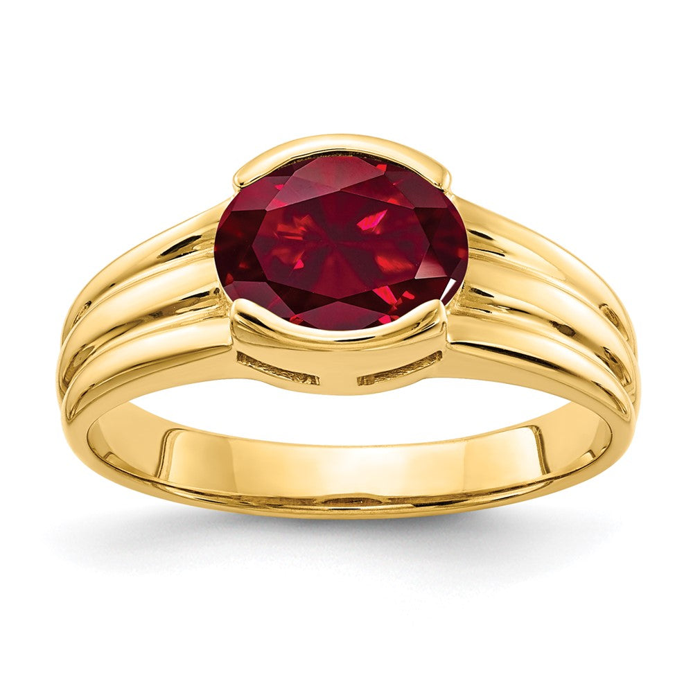 Oval Gemstone Rings