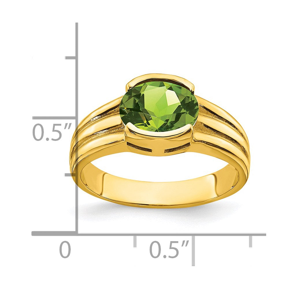 Oval Gemstone Rings
