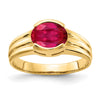 Oval Gemstone Rings