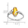 Marquise Gemstone & Diamond ring