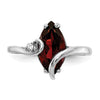 Marquise Gemstone & Diamond ring