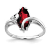 Marquise Gemstone & Diamond ring
