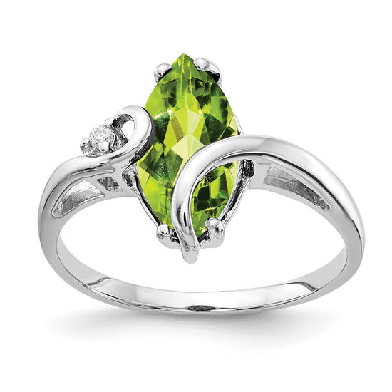 Marquise Gemstone & Diamond ring