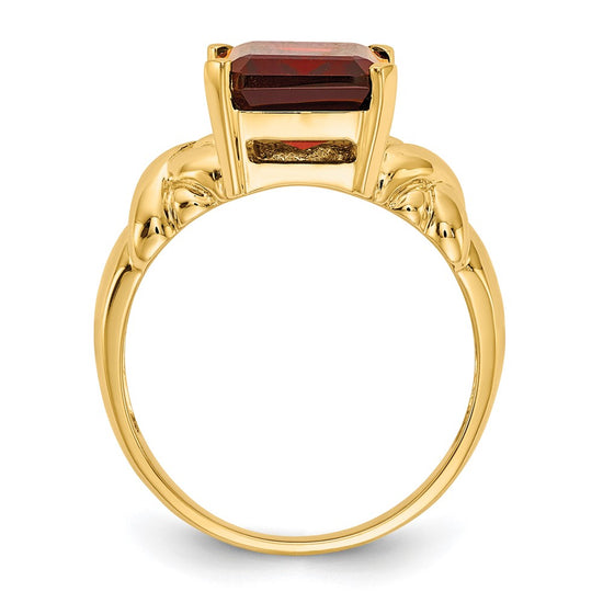 Emerald Cut Gemstone rings