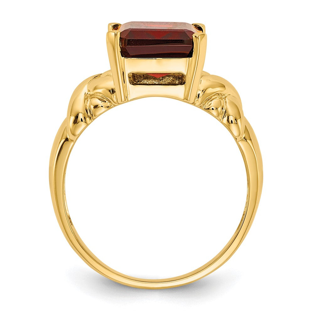 Emerald Cut Gemstone rings