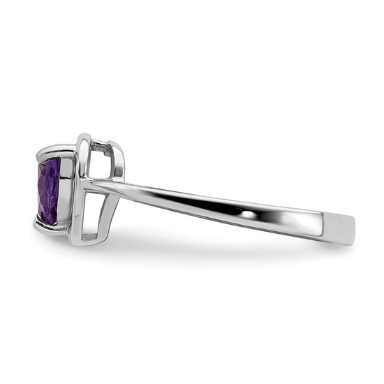 6mm Heart Gemstone rings