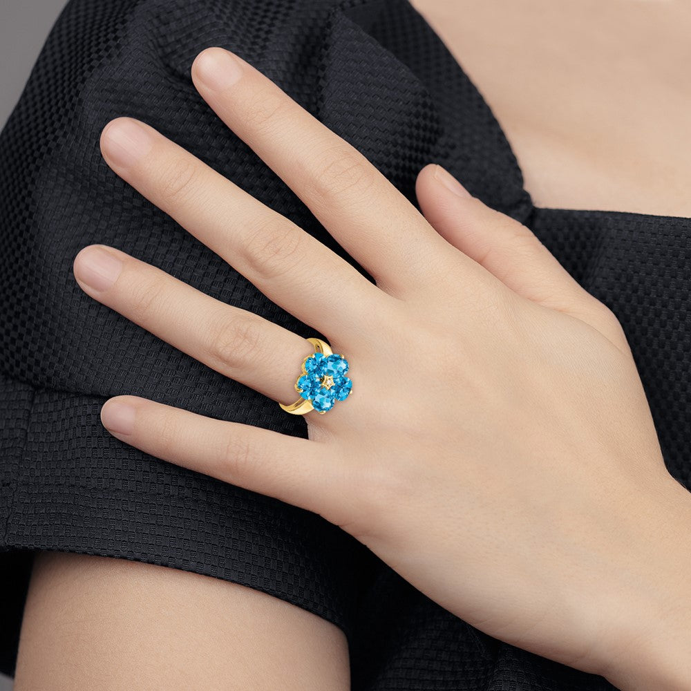 6mm Heart Gemstone & Diamond rings