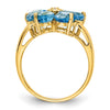 6mm Heart Gemstone & Diamond rings