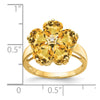 6mm Heart Gemstone & Diamond rings