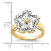 6mm Heart Gemstone & Diamond rings