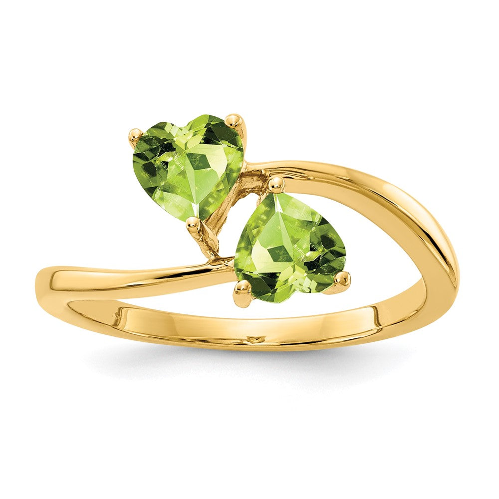 5mm Heart Gemstone rings
