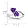Heart Gemstone rings