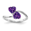 Heart Gemstone rings