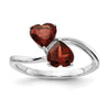 Heart Gemstone rings