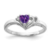 Heart Gemstone & Diamond rings