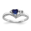 Heart Gemstone & Diamond rings