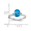 Oval Gemstone & Diamond Rings
