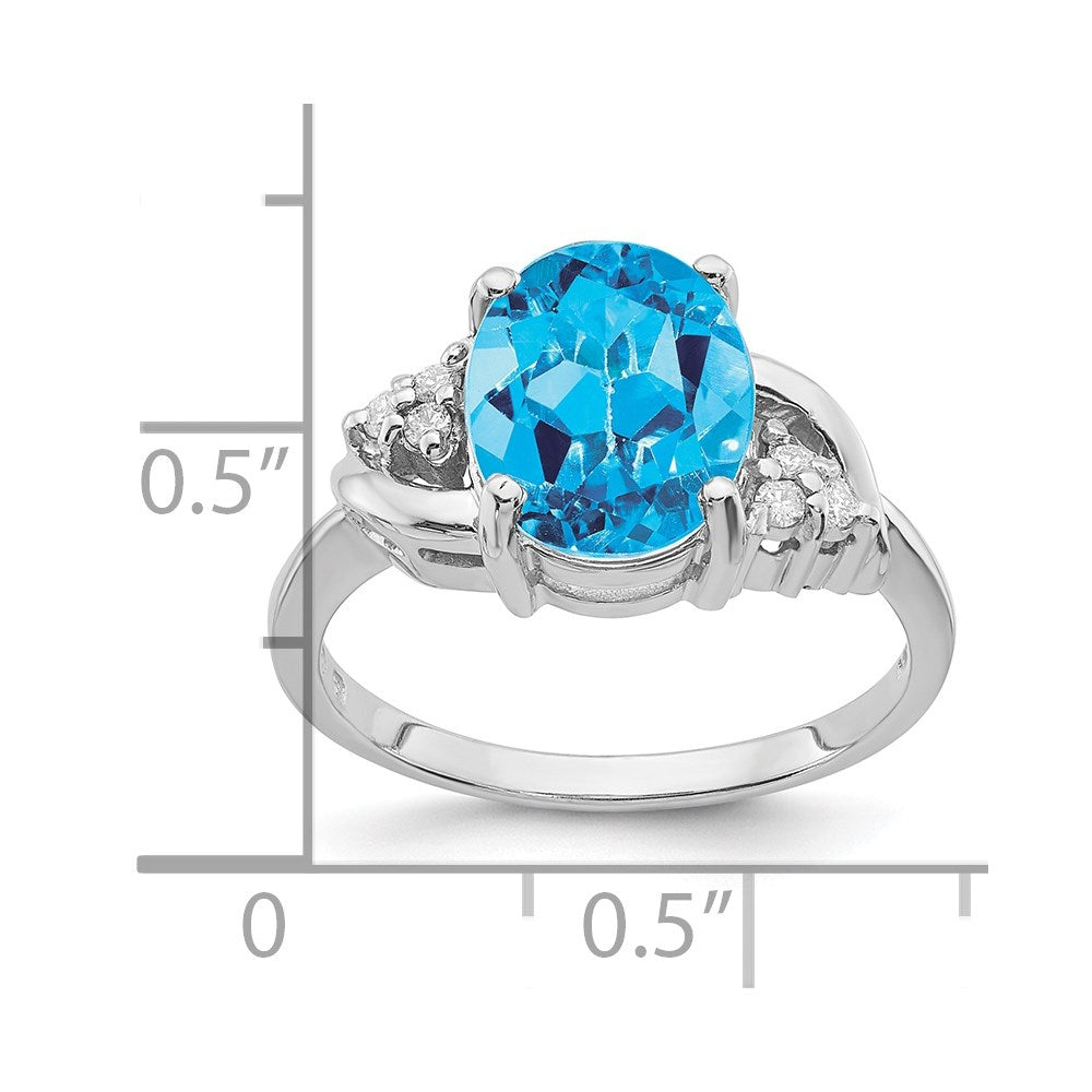 Oval Gemstone & Diamond Rings