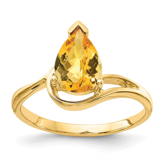 Pear Gemstone Rings