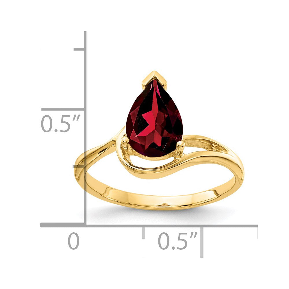 Pear Gemstone Rings
