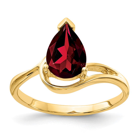 Pear Gemstone Rings