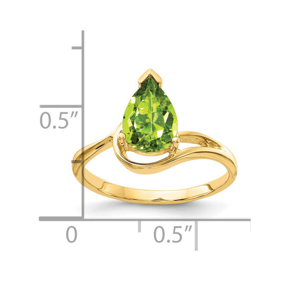 Pear Gemstone Rings