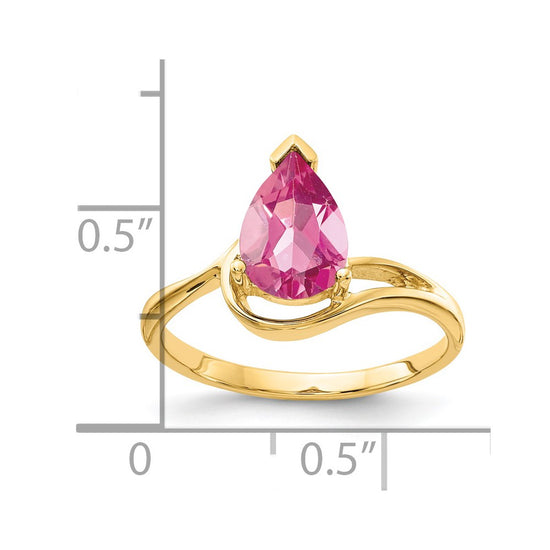 Pear Gemstone Rings