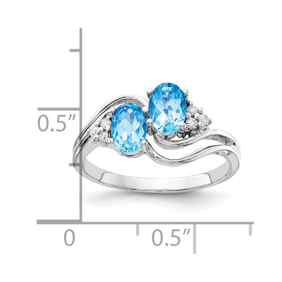 Oval Gemstone & Diamond Rings