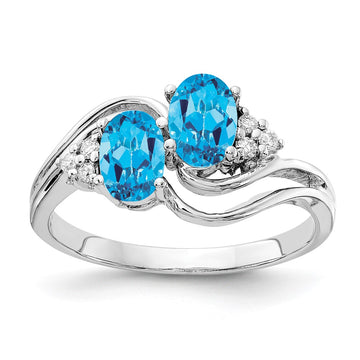 Oval Gemstone & Diamond Rings