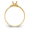 14k 6x4mm Oval Gemstone Ring Mounting