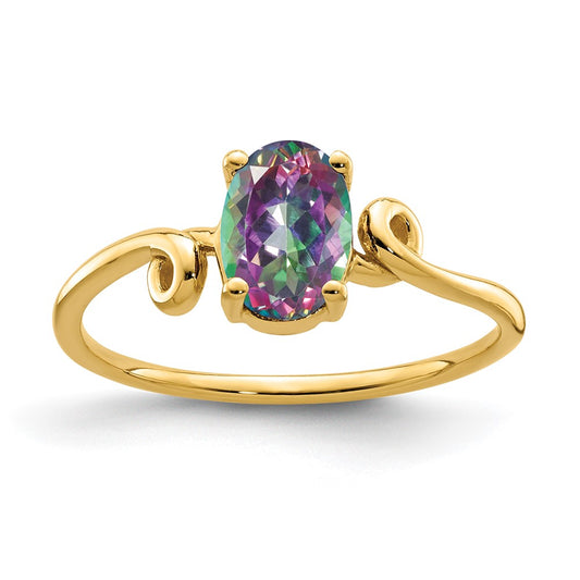 Oval Gemstone rings