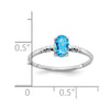 Oval Gemstone rings