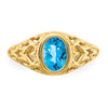 Oval Gemstone Rings