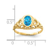 Oval Gemstone Rings