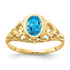 Oval Gemstone Rings