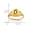 Oval Gemstone Rings
