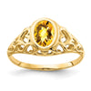 Oval Gemstone Rings