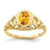 Oval Gemstone Rings