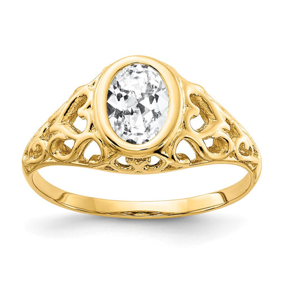 Oval Gemstone Rings